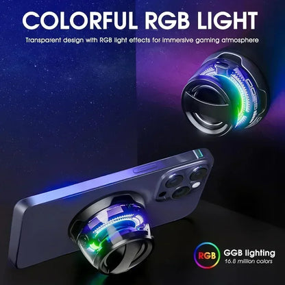 Portable Bluetooth Speaker G200 with RGB Lights, Magnetic Mount, BT5.3, 7-Hour Playtime & Phone Holder