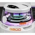 Portable Bluetooth Speaker G200 with RGB Lights, Magnetic Mount, BT5.3, 7-Hour Playtime & Phone Holder