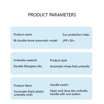 Xiaomi MIJIA 16-Bone Automatic Umbrella – Windproof, UV Protection, and Rain Resistant