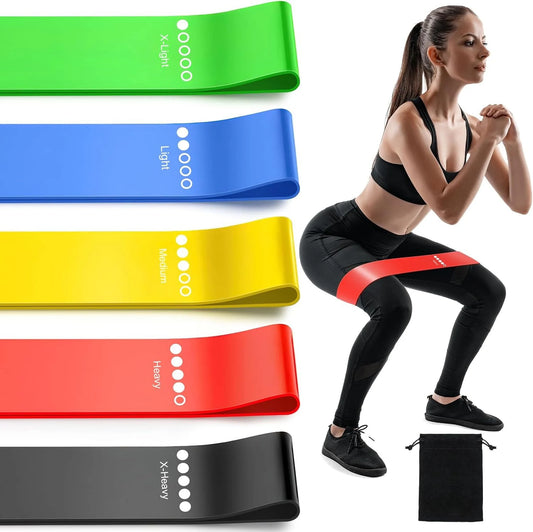 Elastic Resistance Loop Bands for Workout & Yoga