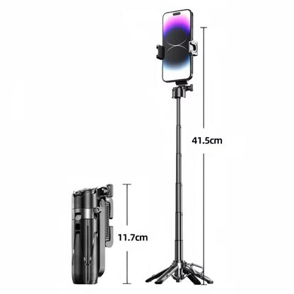 Mini Bluetooth Selfie Stick Tripod with Remote, Portable Phone Stand