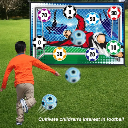 Indoor Outdoor Soccer Mat Set for Kids – Multiplayer Competitive Football Game, Training Toy & Boy Gift Idea