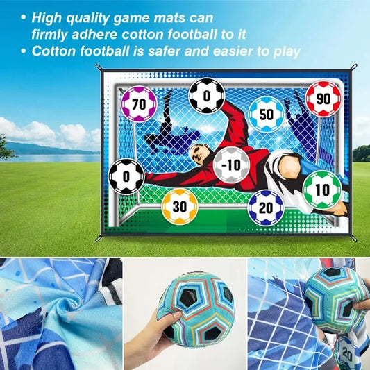 Indoor Outdoor Soccer Mat Set for Kids – Multiplayer Competitive Football Game, Training Toy & Boy Gift Idea