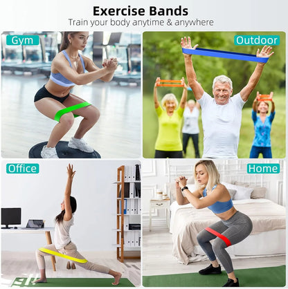 Elastic Resistance Loop Bands for Workout & Yoga