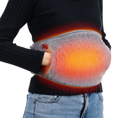 Electric Graphene Heating Pad – 3-Level USB Heating Belt for Abdominal Pain & Waist Warming