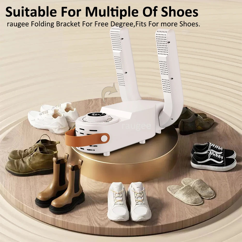 Portable 220V Shoe Dryer – Foldable Electric Boot, Sneaker & Slipper Drying Machine